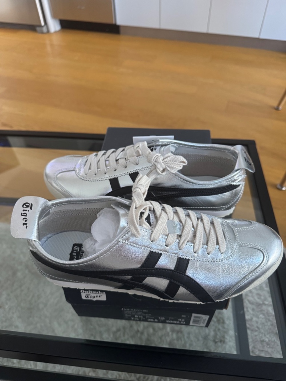 Onitsuka Tiger Mexico 66 | Silver & Black | *BRAND NEW* - Picture 7 of 8